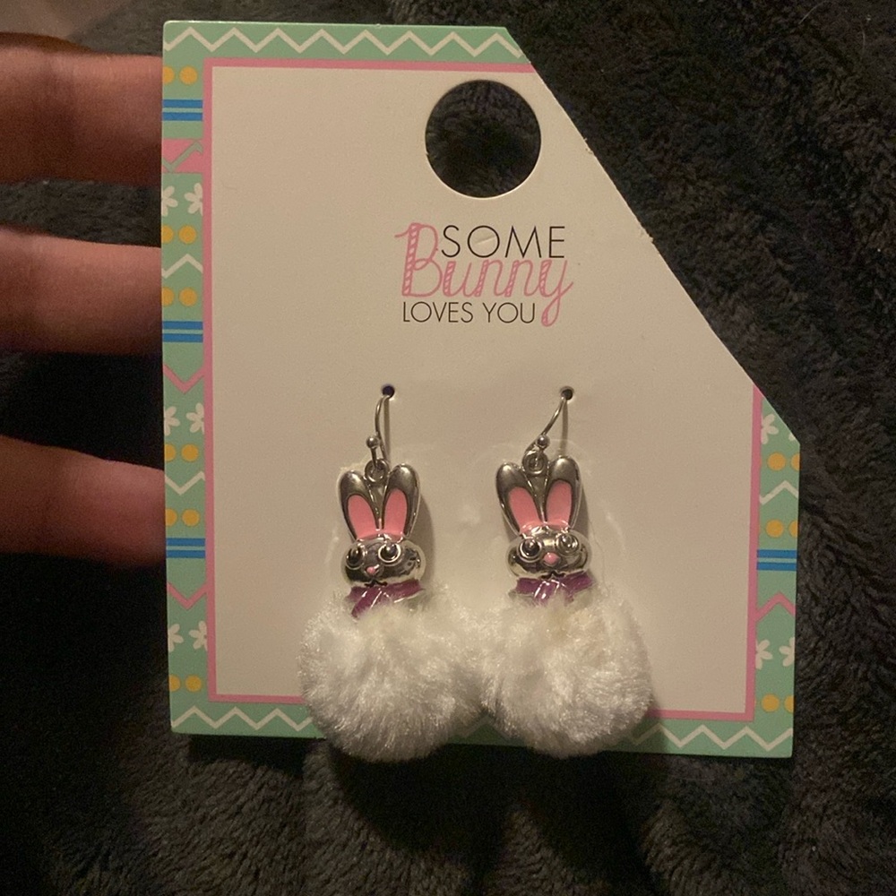 Bunny Earrings Hypo Allergenic Very Cute